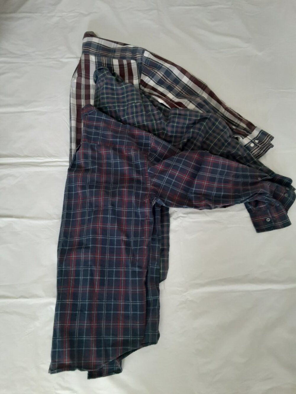 lot of 3: Nautica Cotton, long sleeve, Button Up